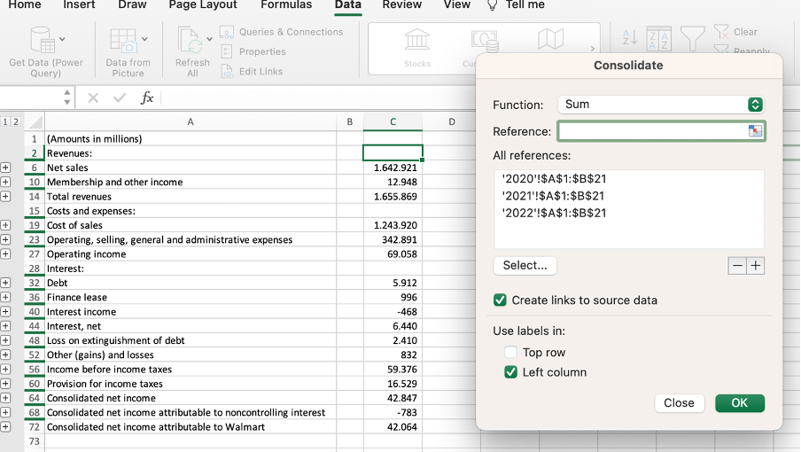 Excel Sheet