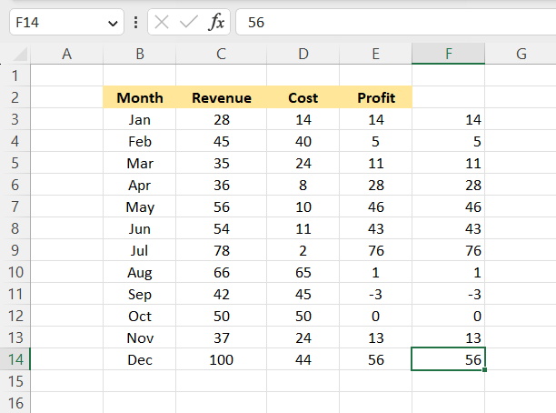 Converting Formula To Value