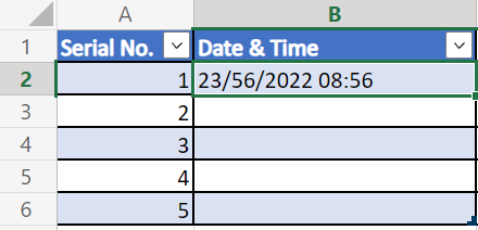 Excel Sheet