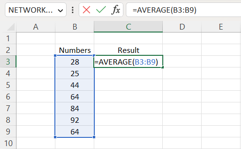 Average Function