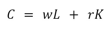 C = wL + rK