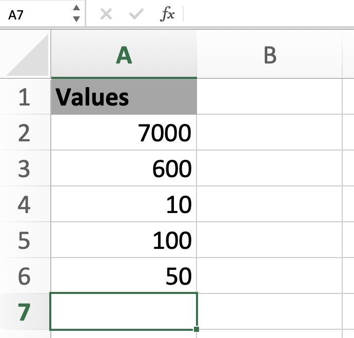 Excel Table