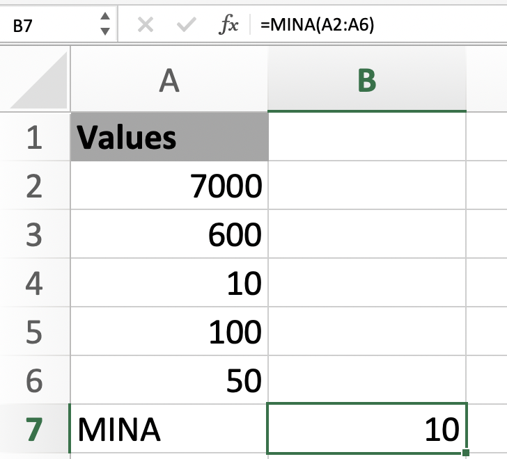 Solution in Excel