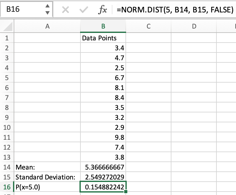 NORM.DIST