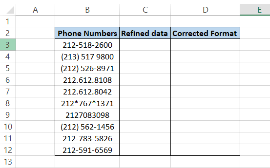 Example for SUBSTITUTE function