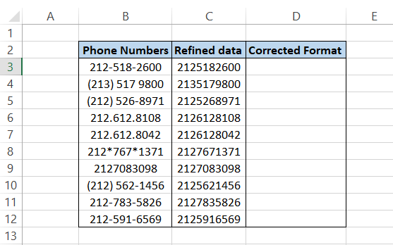 Example for SUBSTITUTE function