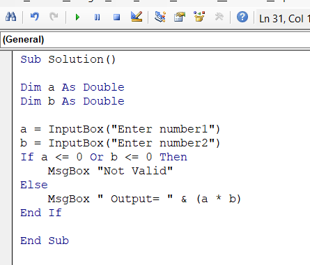 Message box shows that how to Use clear and relevant names for variables and functions.