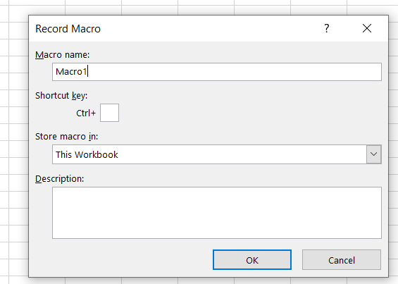 Excel worksheet showing that how we can now reuse it multiple times by clicking on Ok.