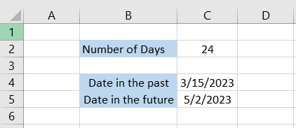 Past Date Result