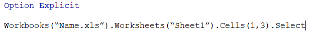 Selecting the worksheets, cells, rows & columns using VBA (4)