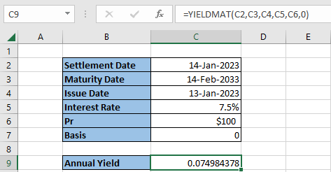 Maturity Date