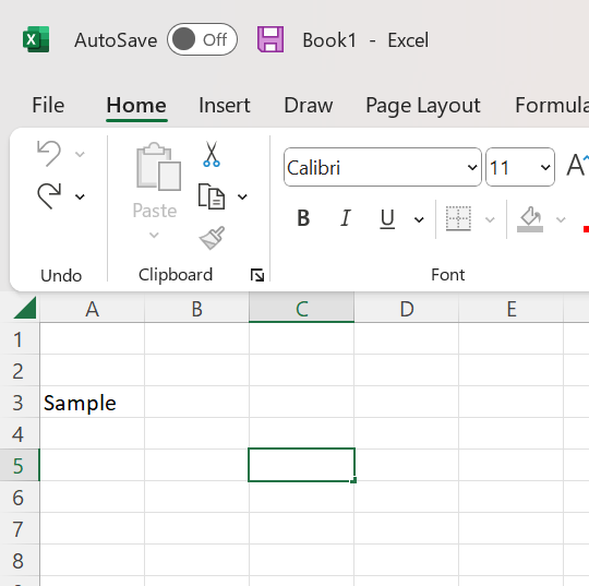 Cell Selection in Excel