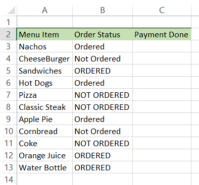 IF Statement Using Strings