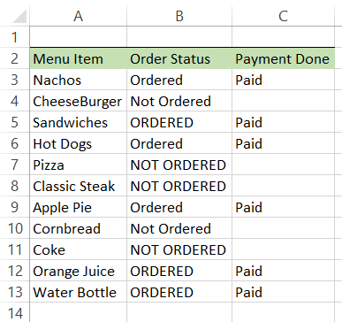 IF Statement Using Strings