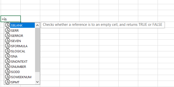 Other Important Functions that can be used in IF statements