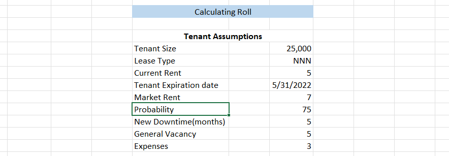 Calculating rent roll with improperly formatted data