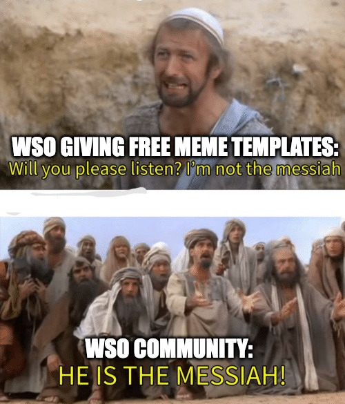 A meme for free WSO templates