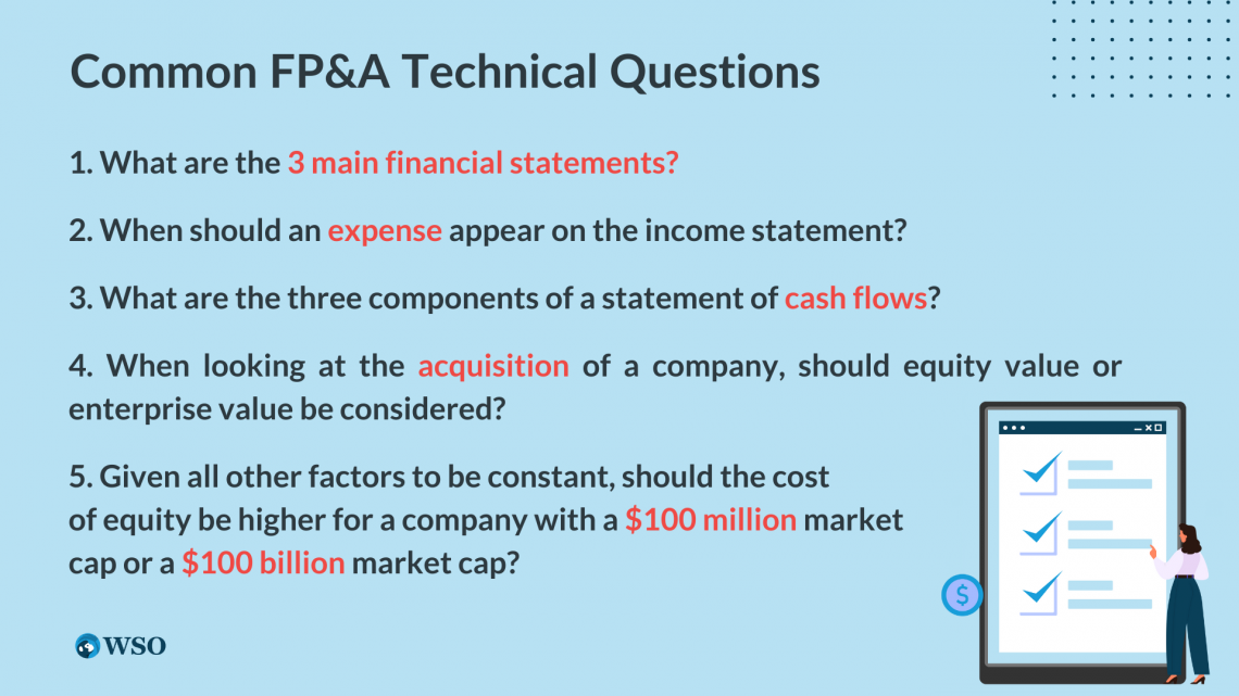 finance case study interview questions and answers