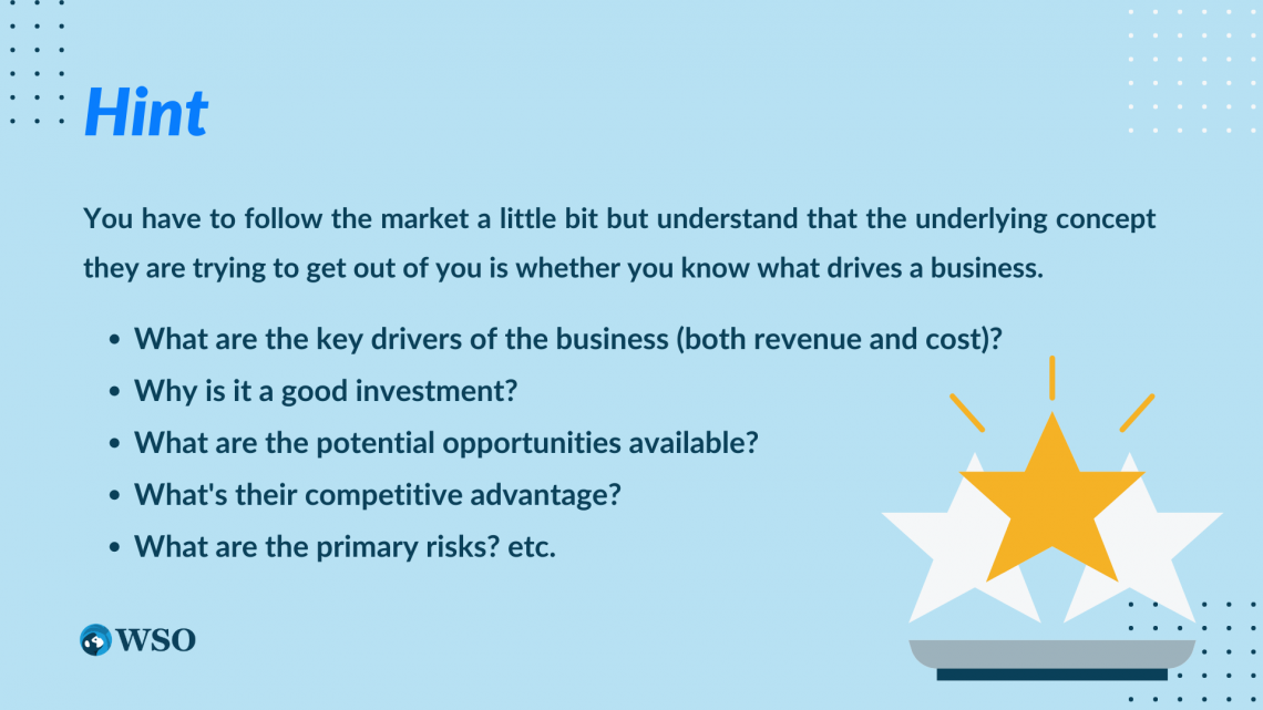 investment banking case study interview questions