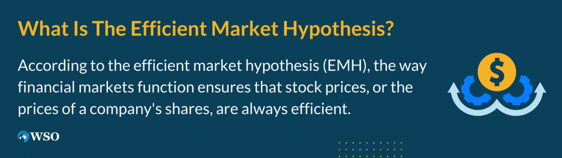 efficient market hypothesis example sentence