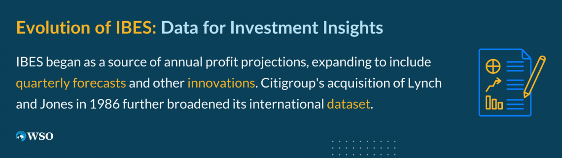 IBES Estimates - Institutional Broker&rsquo;s Estimate System, Guide 