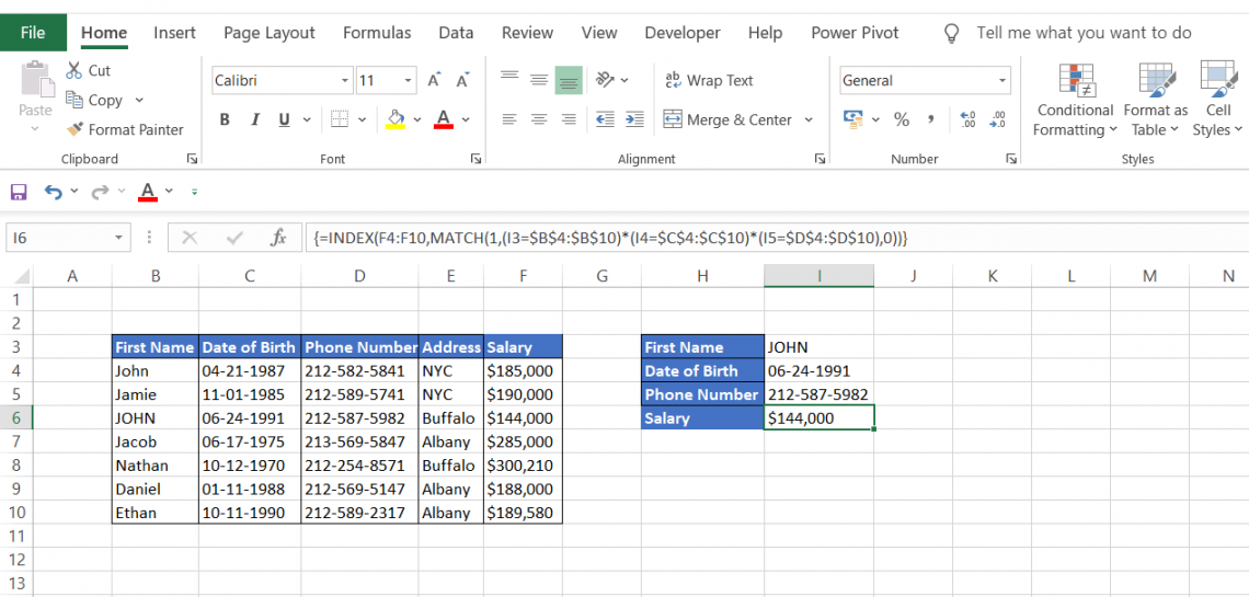 INDEX MATCH Formula - Step by Step Excel Tutorial | Wall Street Oasis
