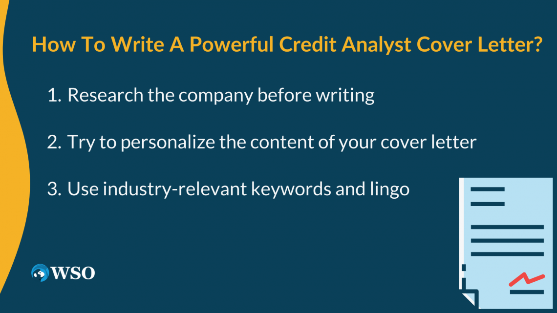 credit analyst cover letter