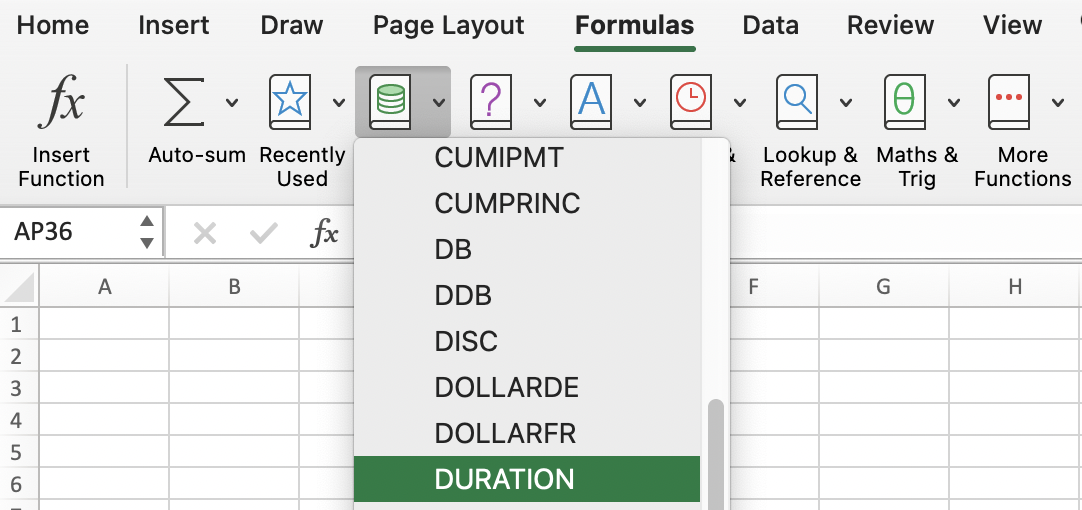 DURATION Function - Formula, Examples, How to Use in Excel | Wall ...