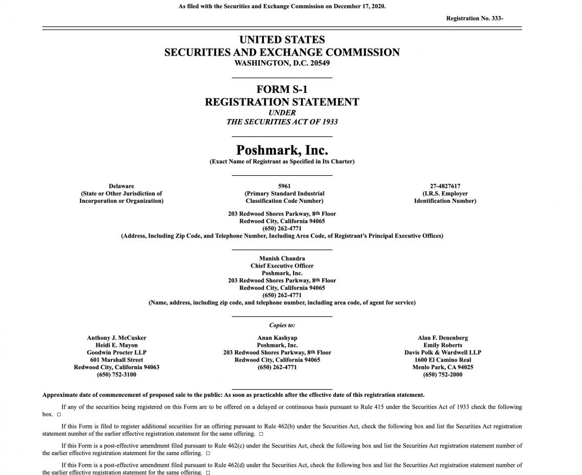 Registration Statement on Form S-1