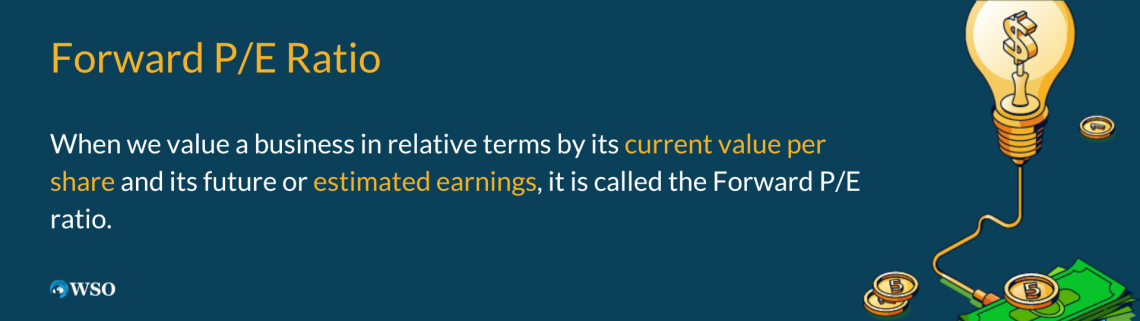 Forward P/E Ratio - Example, Formula, and Downloadable Template | Wall ...
