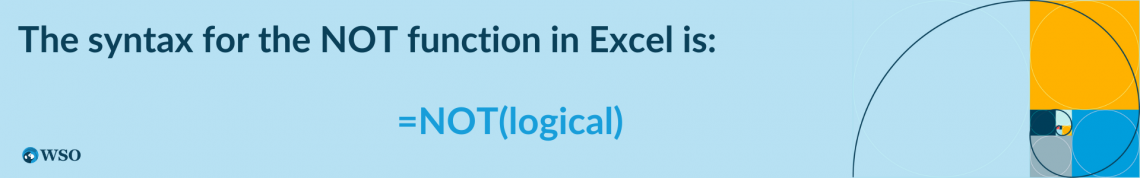 NOT Function - Formula, Examples, How to Use NOT in Excel | Wall Street ...