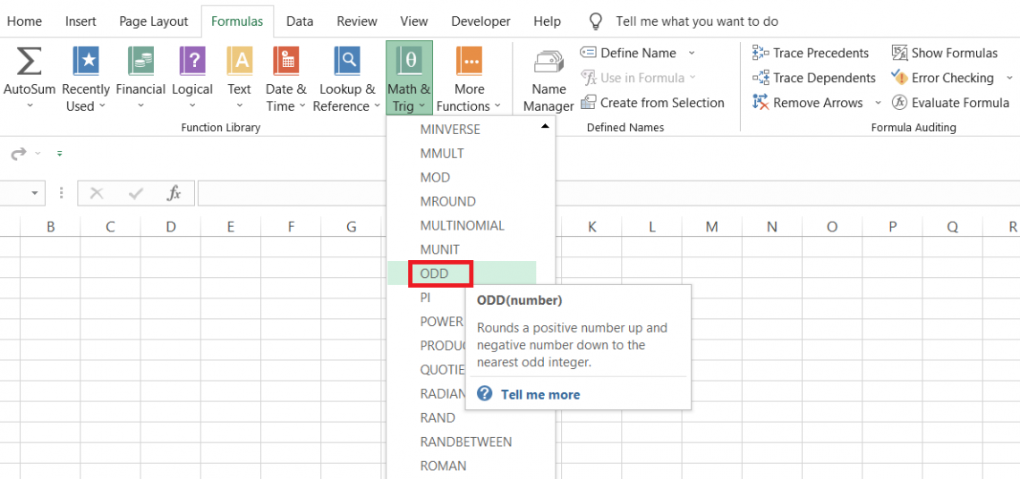 ODD Function - Formula, Examples, How to Use ODD | Wall Street Oasis