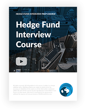 Hedge Fund Interview Course